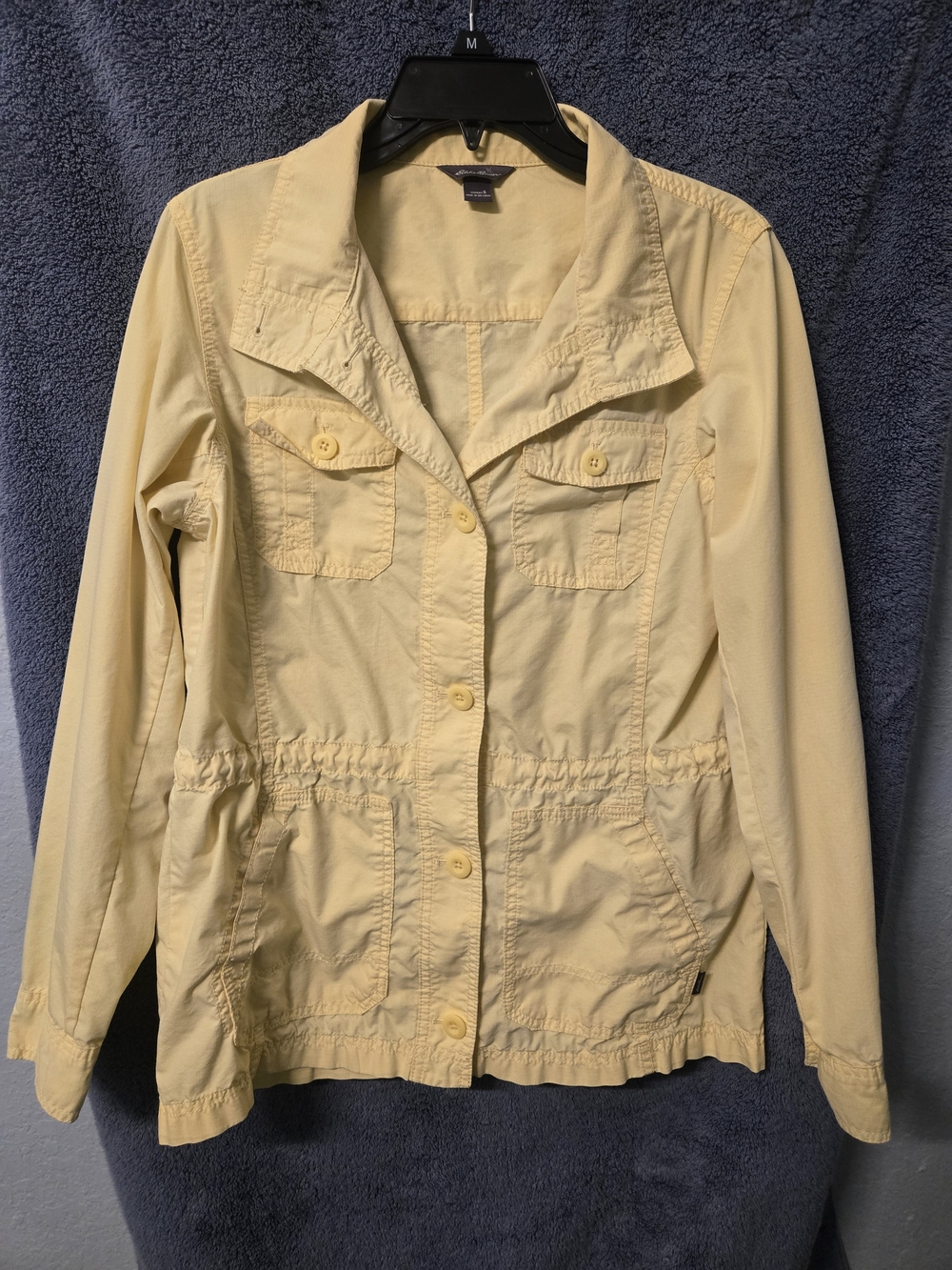 Light Yellow Women's Utility Jacket - Eddie Bauer Size S